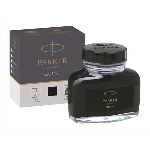 380239_d1.jpg PARKER Flacon 57ml encre Noir. En blister. – Image 1