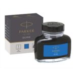 PARKER Flacon 57ml encre Bleue effaçable. En blister.