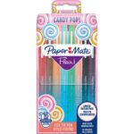 PAPERMATE Pochette de 16 Stylos feutres Flair Original Candy Pop, pointe 0,4mm