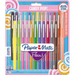 PAPERMATE Blister de 24 feutres Flair Original & Candy Pop & Tropical assortis