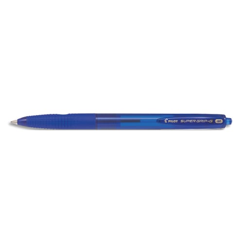 381963_d1.jpg PILOT Stylo bille SUPER GRIP G rétractable pointe moyenne encre Bleue – Image 1