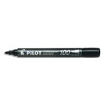 PILOT Marqueur permanent MARKER 100 pointe conique fine encre Noir