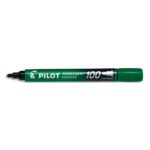PILOT Marqueur permanent MARKER 100 pointe conique fine encre Vert