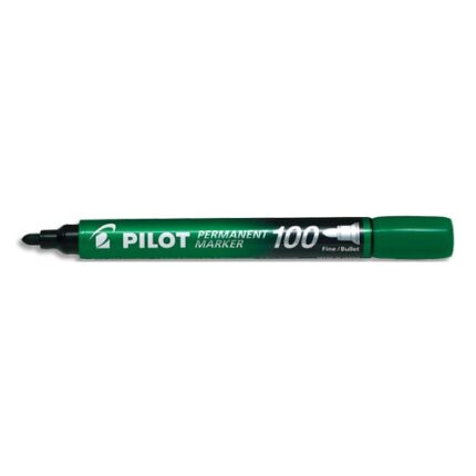 PILOT Marqueur permanent MARKER 100 pointe conique fine encre Vert