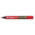 PILOT Marqueur permanent MARKER 400 pointe biseautée large encre Rouge