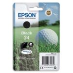 EPSON Cartouche Jet d'Encre DURABrite Ultra Black ''Balle de Golf'' 34 (T3461) - C13T34614010