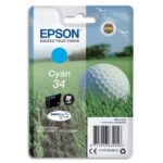 EPSON Cartouche Jet d'Encre DURABrite Ultra Cyan ''Balle de Golf'' 34 (T3462) - C13T34624010