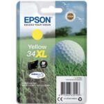 EPSON Cartouche Jet d'Encre DURABrite Ultra Yellow XL ''Balle de Golf'' 34 (T3474) - C13T34744010