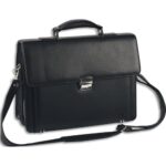 OBERTHUR Cartable rigide BRADFORD 2 compartiments - Dimensions : 38 x 13 x 29 cm coloris Noir