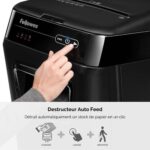 FELLOWES Destructeur AUTOMAX 200M sécurité P-5, coupe micropart - 4656301 – Image 4