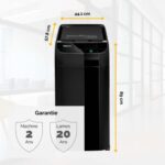 FELLOWES Destructeur AUTOMAX 550C sécurité P-4, coupe croisée - 4963101 – Image 2