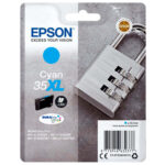 EPSON Cartouche Jet d'Encre DURABrite Ultra Cyan XL ''Cadenas'' 35 (T3592) - C13T35924010