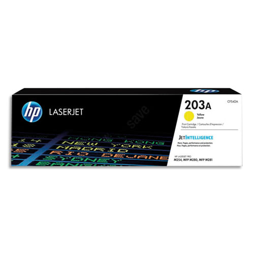 386592_d1-1.jpg HP 203A CF542A Toner Jaune Authentique pour HP Color LaserJet Pro M254 / M280 / M281 – Image 1