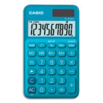 CASIO Calculatrice de poche 10 chiffres Bleue SL-310UC-BU-S-EC