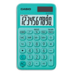 CASIO Calculatrice de poche 10 chiffres Verte SL-310UC-GN-S-EC
