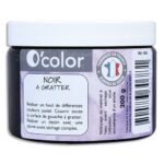 O'COLOR Pot de peinture Noire à gratter, 200g