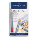 FABER CASTELL Etui de 12 crayons de couleur GOLDFABER aquarellables. Coloris assortis