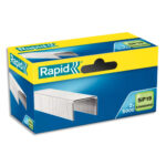 RAPID Blister de 2 x 5000 Agrafes galvanisées SP19, H6 mm, pointes aiguisées, agrafe jusqu'à 20 feuilles