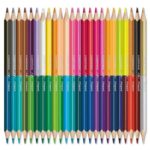 MAPED Pochette cartons de 24 crayons de couleur DUO COLOR'PEPS – Image 2