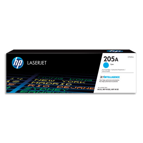 392401_d1-1.jpg HP 205A CF531A Toner Cyan Authentique pour HP Color LaserJet Pro M180 / M181 – Image 1