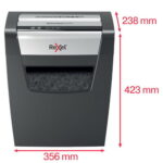 REXEL Destructeur de documents Momentum X410 P-4,coupe croisée,4x28mm,10 feuilles,23 litres,2104571EU – Image 3