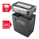 REXEL Destructeur de documents Momentum X312 P-3,coupe croisée,5x42mm,12 feuilles,23 litres,2104572EU – Image 2