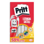 PRITT Etui de 95 pastilles adhésives blanches PRITT. Repositionnables