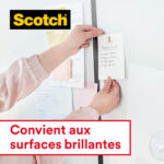 SCOTCH Ruban adhésif Crystal transparent 19mmx15m, sur dévidoir – Image 4