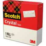 SCOTCH Ruban Crystal 19 mm x 33 m boîte individuelle