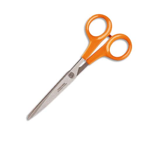 400377_d1.jpg FISKARS Ciseaux à lames auto affutantes, inoxydables, 17cm Classic – Image 1