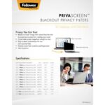 FELLOWES Filtre de confidentialité PrivaScreen 14'' (16/9) pour moniteurs et ordi portables 4812001 – Image 2