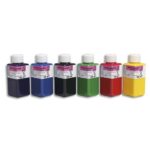 O'COLOR Lot de 6 flacons d'encre indienne assorties