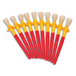 O'COLOR Pot de 10 pinceaux maternelle