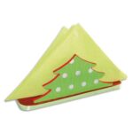 Lot de 6 porte-serviettes en bois sapin à décorer, 16 x 5 x 6 cm