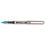 UNI-BALL Stylo Roller pointe métal fine encre liquide Turquoise UNI-BALL EYE UB 157