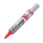 PENTEL Marqueur effaçable sec tableaux Blancs pointe ogive large encre liquide base alcool Rouge MAXIFLO