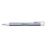 TOMBOW Stylo gomme pointe ronde, corps Bleu/Blanc/Noir