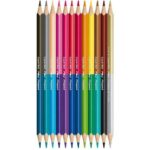 MAPED Color'Peps Duo - 12 Crayons de couleur 2-en-1 certifiés FSC – Image 2