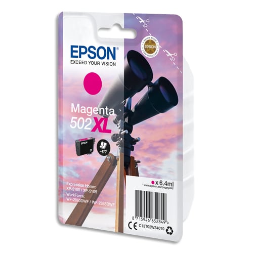 415667_d1-1.jpg EPSON Cartouche Jet d'Encre Magenta XL ''Jumelles'' 502 (T02W3) - C13T02W34010 – Image 1