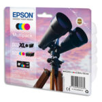 EPSON Multipack Cartouches Jet d'Encre 4 couleurs XL ''Jumelles'' 502 (T02W6) - C13T02W64010