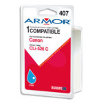 ARMOR Cartouche compatible Jet d'encre Cyan CANON CLi-526 B12562R1