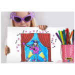 BIC KIDS Visa Feutres de Coloriage à Pointe Fine - Encre à Base D'eau - Couleur Noire – Image 4