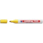 EDDING Marqueur peinture E750 laque Jaune, pointe moyenne ogive, 840005