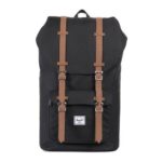 HERSCHEL Sac à dos Little America 23,5 litres. Poche pour ordinateur 15 pouces. Coloris Noir.