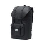 HERSCHEL Sac à dos Little America 23,5 litres Noir. Poche pour ordinateur 15 pouces. Bretelles Noires.