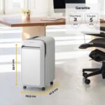 FELLOWES Destructeur micropart LX-Series LX221 Blanc, DIN P-5 - 5050501 – Image 2