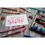 STABILO Pen 68 ARTY feutre de dessin pointe moyenne - Etui carton de 18 feutres - Coloris assortis – Image 3