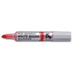 PENTEL Marqueur effaçable à sec MAXIFLO pointe ogive extra-large 4 mm. Encre Rouge