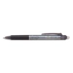 PILOT Roller FriXion Clicker pointe fine rétractable 0,5 mm. Encre thermosensible effaçable Noire