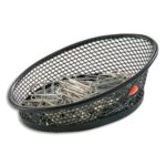 ALBA Pot à trombones en métal Mesh - coloris Noir